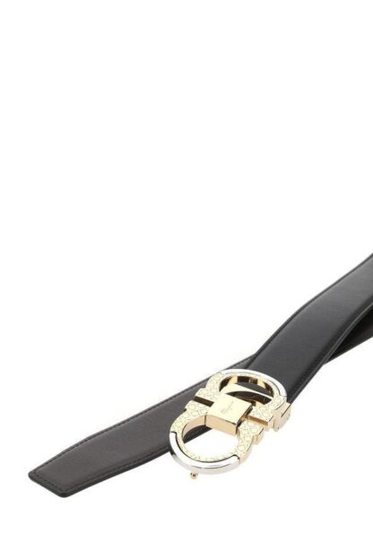 Salvatore Ferragamo - Elegant Reversible Calf Leather Belt