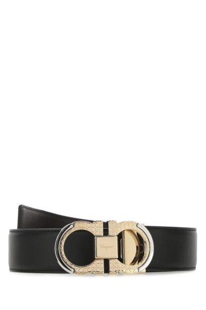 Salvatore Ferragamo - Elegant Reversible Calf Leather Belt