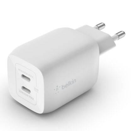 Φορτιστής Τοίχου Belkin WCH013VFWH Λευκό 65 W