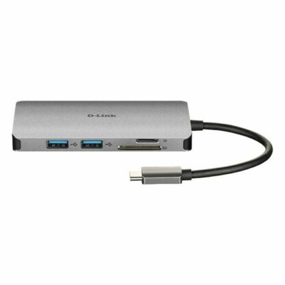 USB Hub C D-Link DUB-M810 Ασημί 100 W