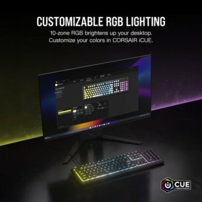 Πληκτρολόγιο Corsair K55 CORE Μαύρο