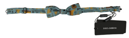 Dolce & Gabbana - Elegant Mint Green Jazz Club Silk Bow Tie