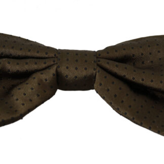 Dolce & Gabbana - Exquisite Silk Bow Tie in Blue Flags Print