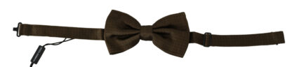 Dolce & Gabbana - Elegant Silk Polka Dot Bow Tie