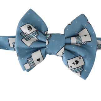 Dolce & Gabbana - Elegant Black Polka Dot Silk Bow Tie