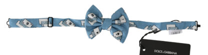 Dolce & Gabbana - Elegant Silk Light Blue Bow Tie