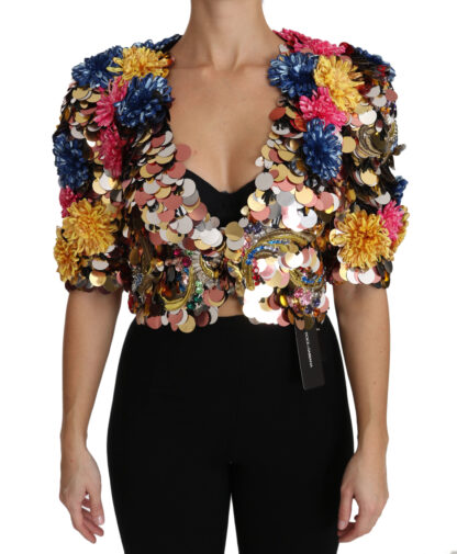 Dolce & Gabbana - Enchanted Sicily Crystal-Embellished Short Jacket