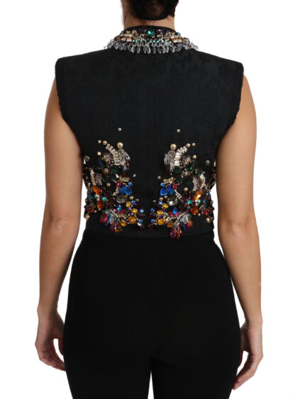 Dolce & Gabbana - Enchanted Sicily Crystal-Embellished Vest