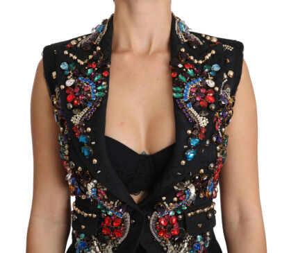 Dolce & Gabbana - Enchanted Sicily Crystal-Embellished Vest