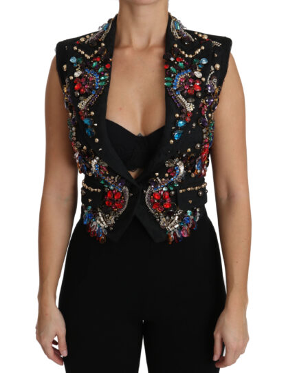 Dolce & Gabbana - Enchanted Sicily Crystal-Embellished Vest