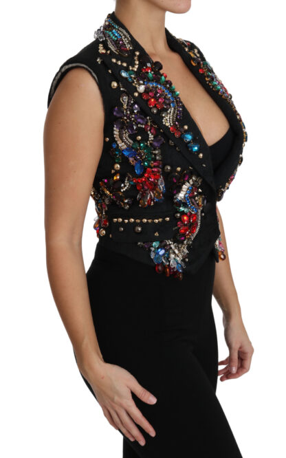 Dolce & Gabbana - Enchanted Sicily Crystal-Embellished Vest