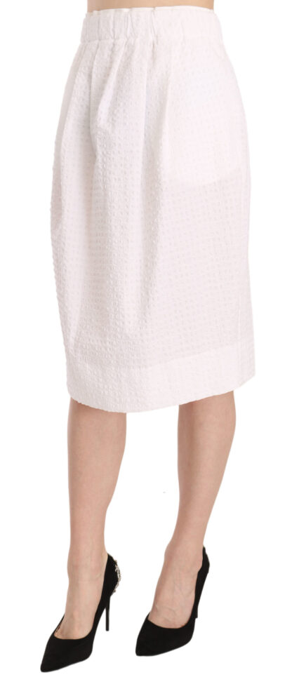 L'Autre Chose - Elegant White Pencil Skirt