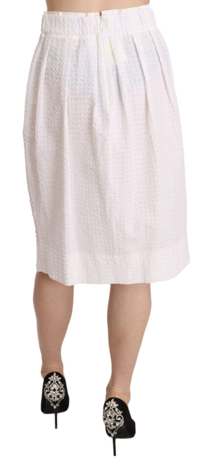 L'Autre Chose - Elegant White Pencil Skirt