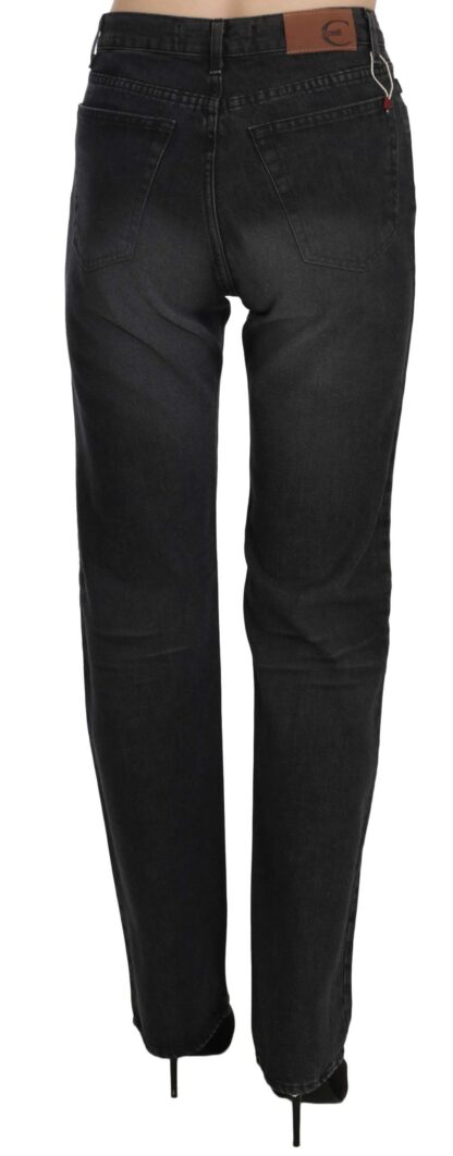 Just Cavalli - Elevate Your Style: Chic Black High Waist Denim