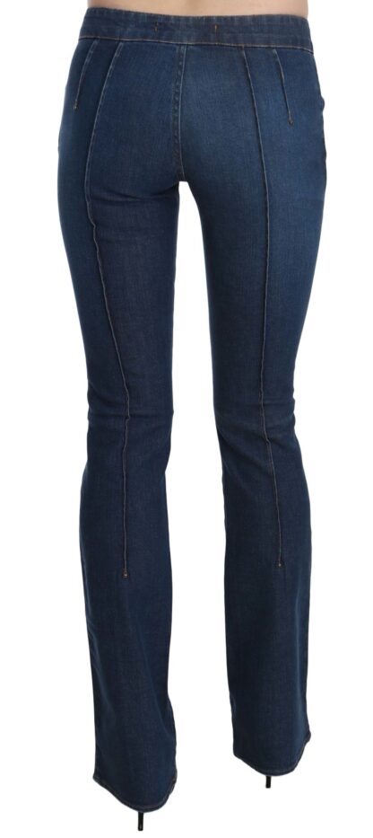 Just Cavalli - Chic Blue Washed Boot Cut Denim Pants