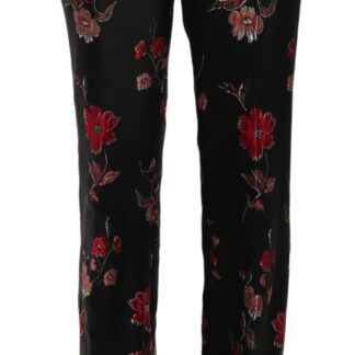 Dolce & Gabbana - Elegant Gray Wool-Cashmere Pleated Trousers