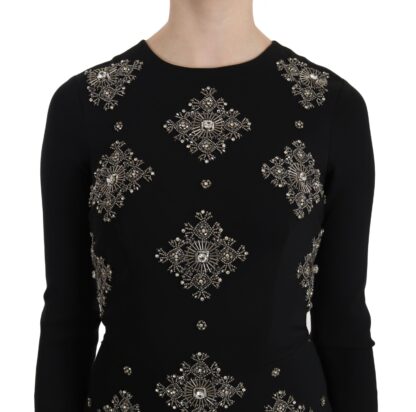 John Richmond - Chic Sequined Mini Sheath Dress