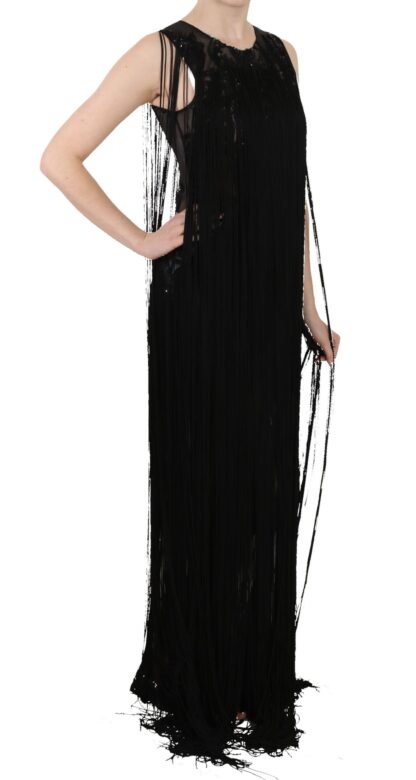 John Richmond - Sheer Sequined Maxi Elegance Dress