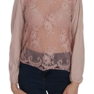 Dolce & Gabbana - Bordeaux Silk Blend Top Blouse