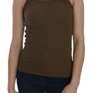 PINK MEMORIES - Chic Spaghetti Strap Cotton Top - Earthy Elegance