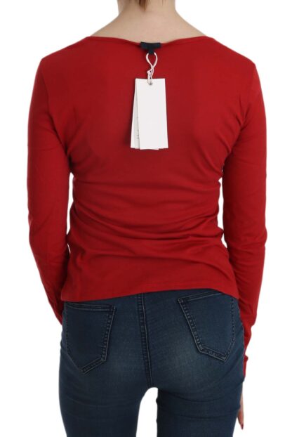 Exte - Ravishing Red Crystal Embellished Blouse