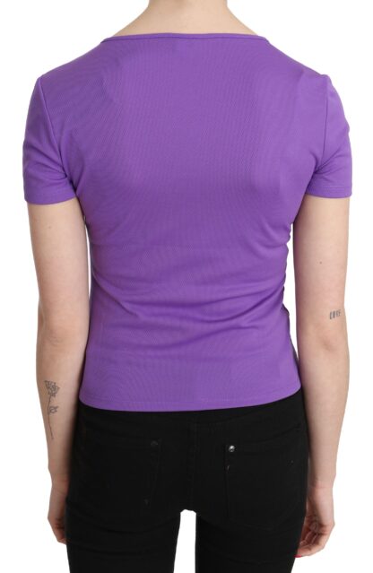 GF Ferre - Chic Purple Casual Top for Everyday Elegance