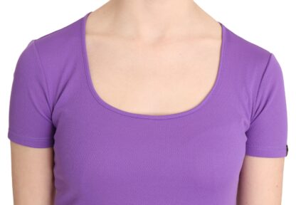 GF Ferre - Chic Purple Casual Top for Everyday Elegance