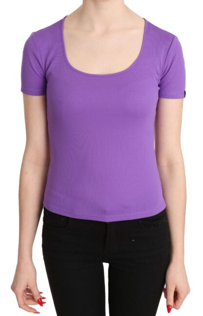 GF Ferre - Chic Purple Casual Top for Everyday Elegance