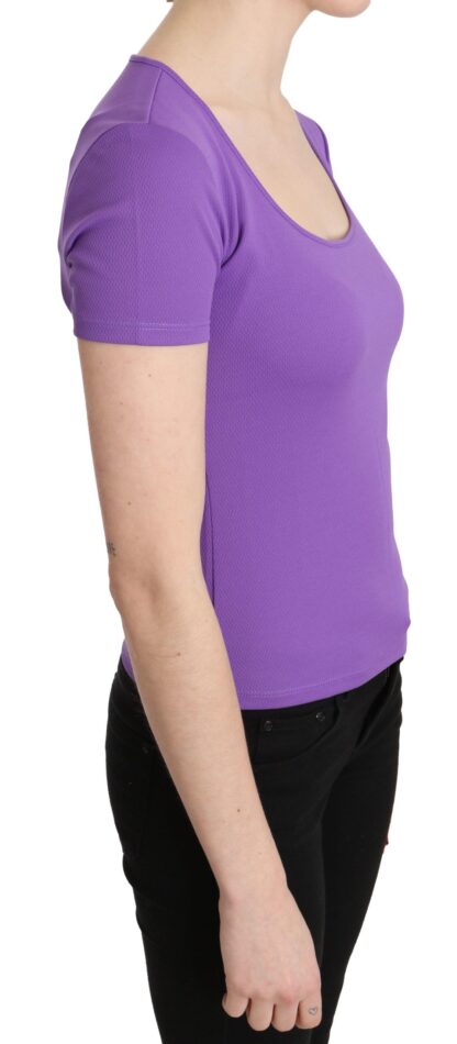 GF Ferre - Chic Purple Casual Top for Everyday Elegance