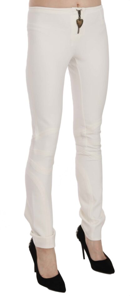 Just Cavalli - Elegant Mid Waist Skinny Dress Pants