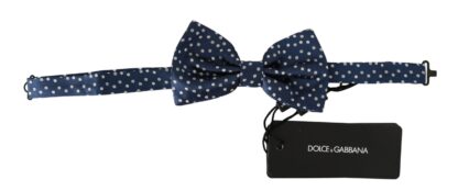 Dolce & Gabbana - Elegant Silk Polka Dot Bow Tie