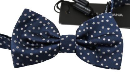 Dolce & Gabbana - Elegant Silk Polka Dot Bow Tie