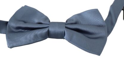 Dolce & Gabbana - Elegant Blue Silk Bow Tie