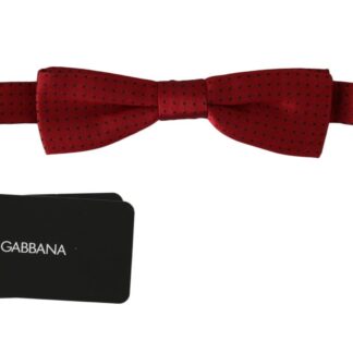 Dolce & Gabbana - Elegant Brown Gold Bow Tie