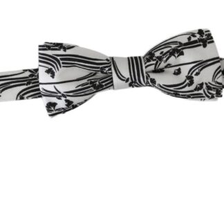 Dolce & Gabbana - Elegant Bordeaux Silk Bow Tie