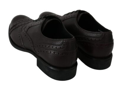 Dolce & Gabbana - Elegant Mens Leather Derby Dress Shoes