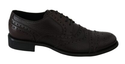 Dolce & Gabbana - Elegant Mens Leather Derby Dress Shoes