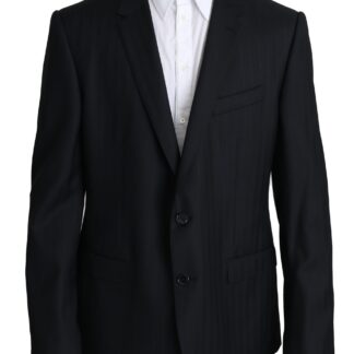 Dolce & Gabbana - Elegant Black Martini Three-Piece Suit