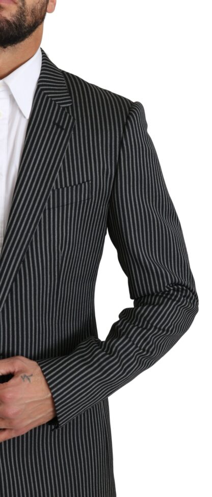 Dolce & Gabbana - Elegant Striped Wool-Silk Two-Piece Suit