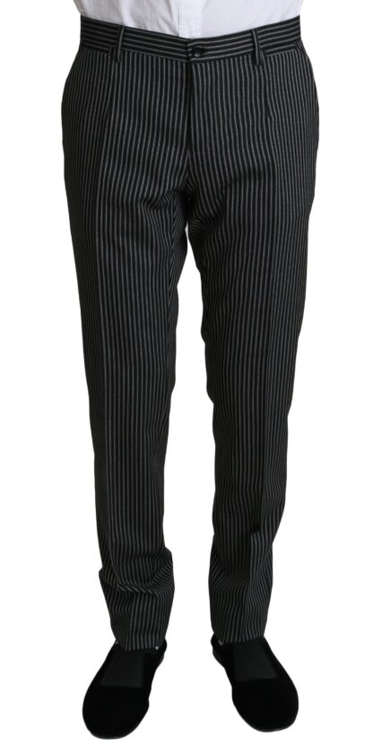 Dolce & Gabbana - Elegant Striped Wool-Silk Two-Piece Suit