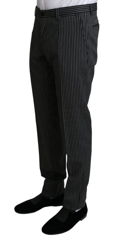 Dolce & Gabbana - Elegant Striped Wool-Silk Two-Piece Suit