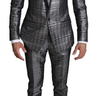 Dolce & Gabbana - Elegant Striped Wool-Silk Two-Piece Suit