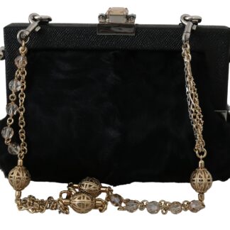 Dolce & Gabbana - Elegant Black Hand Pouch for the Modern Man