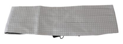 Dolce & Gabbana - Elegant Gray Silk Cummerbund