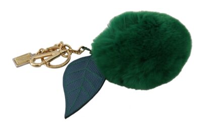 Dolce & Gabbana - Elegant Tricolor Fur Ball Keychain