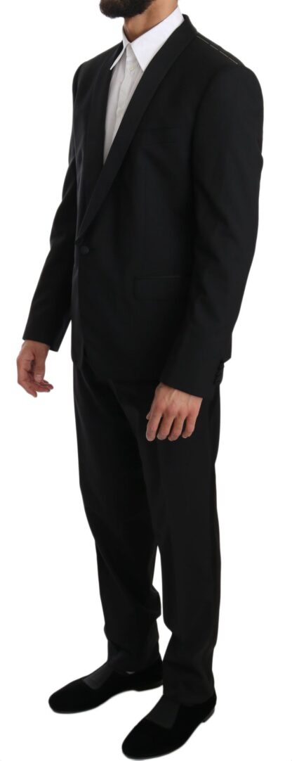 Dolce & Gabbana - Elegant Black Slim Fit Martini Suit Set