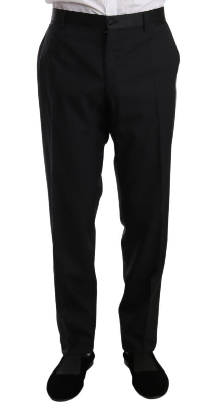 Dolce & Gabbana - Elegant Black Slim Fit Martini Suit Set