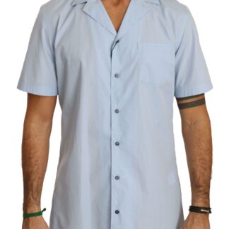 Dolce & Gabbana - Elegant White Cotton Gold Fit Shirt