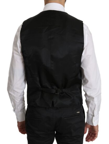 Dolce & Gabbana - Elegant Black Formal Dress Suit Vest