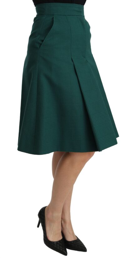 Dolce & Gabbana - Elegant High Waist Knee Length Skirt